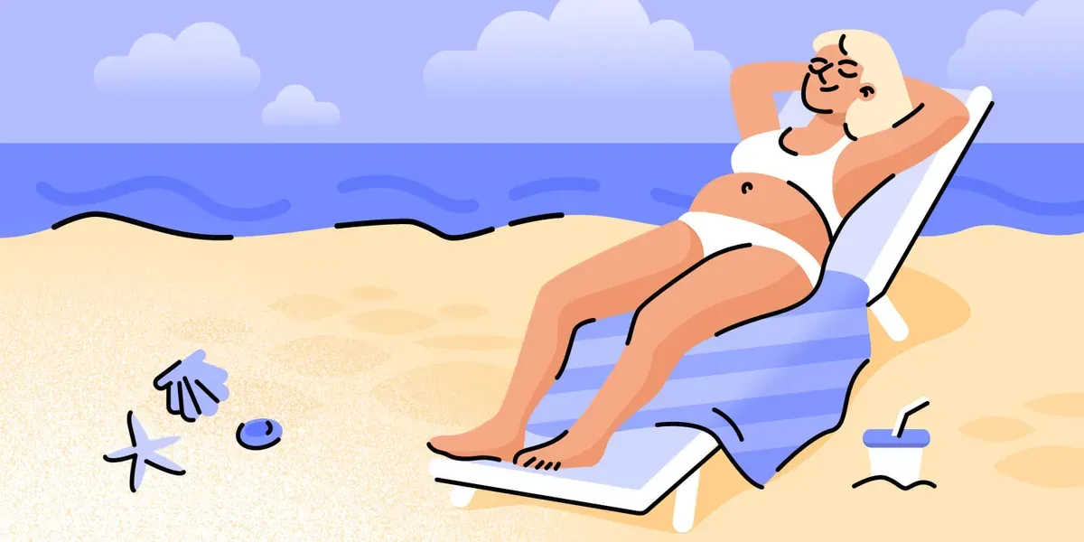 Sunbathing during pregnancy