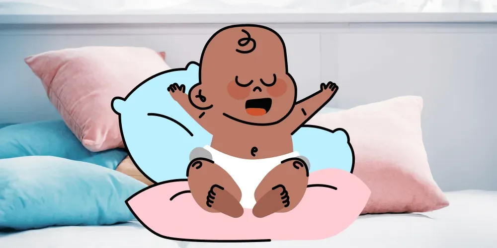 Is it okay to lay the baby down on top of cushions?