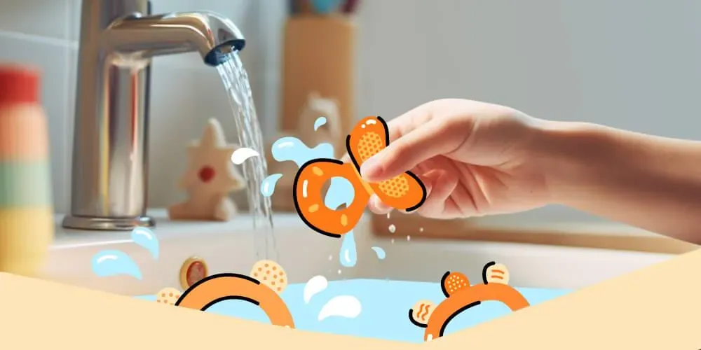 How often should toys be washed?