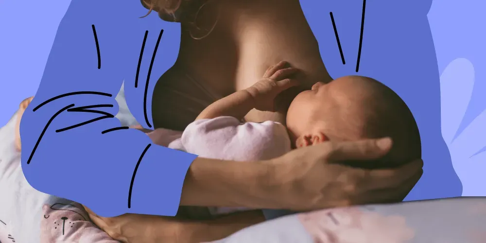 What to do if your baby latches on to the breast all night
