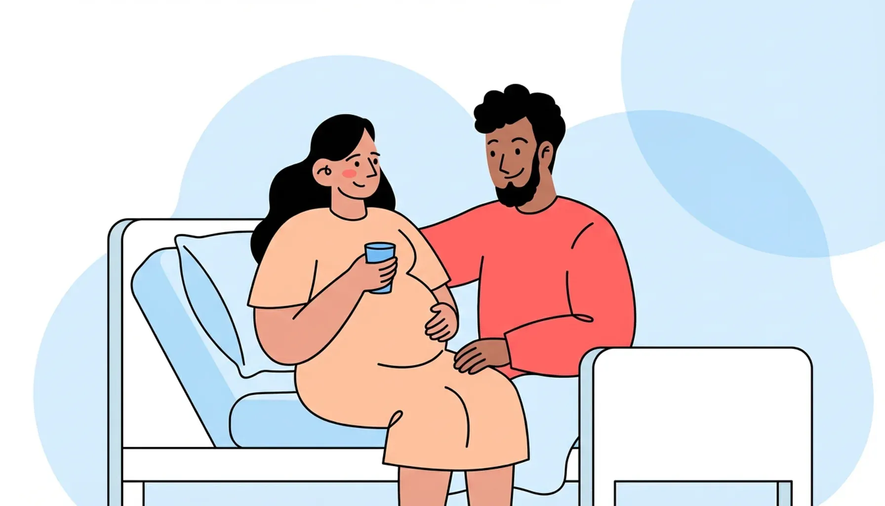 Can I eat before childbirth?