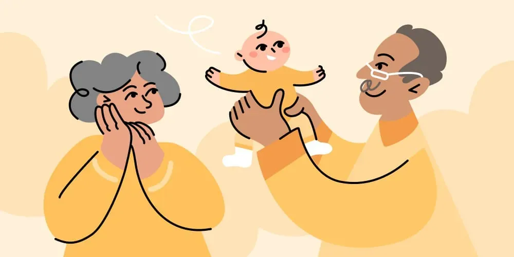 When the grandparents come to visit