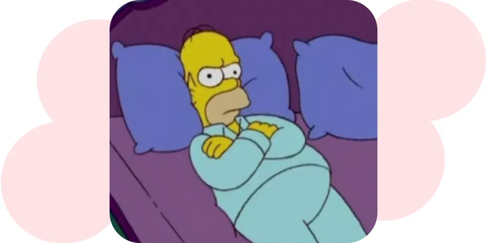 When you don't want to get up and pee, because...