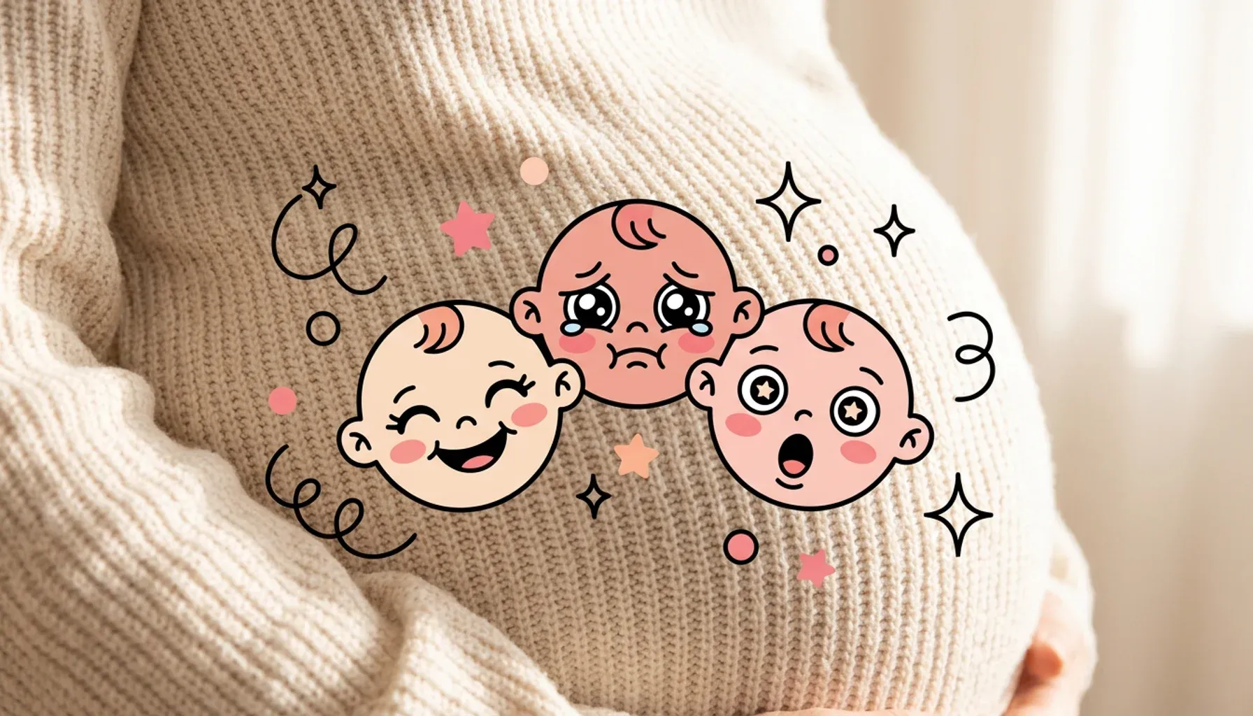 Baby’s face can show expressions