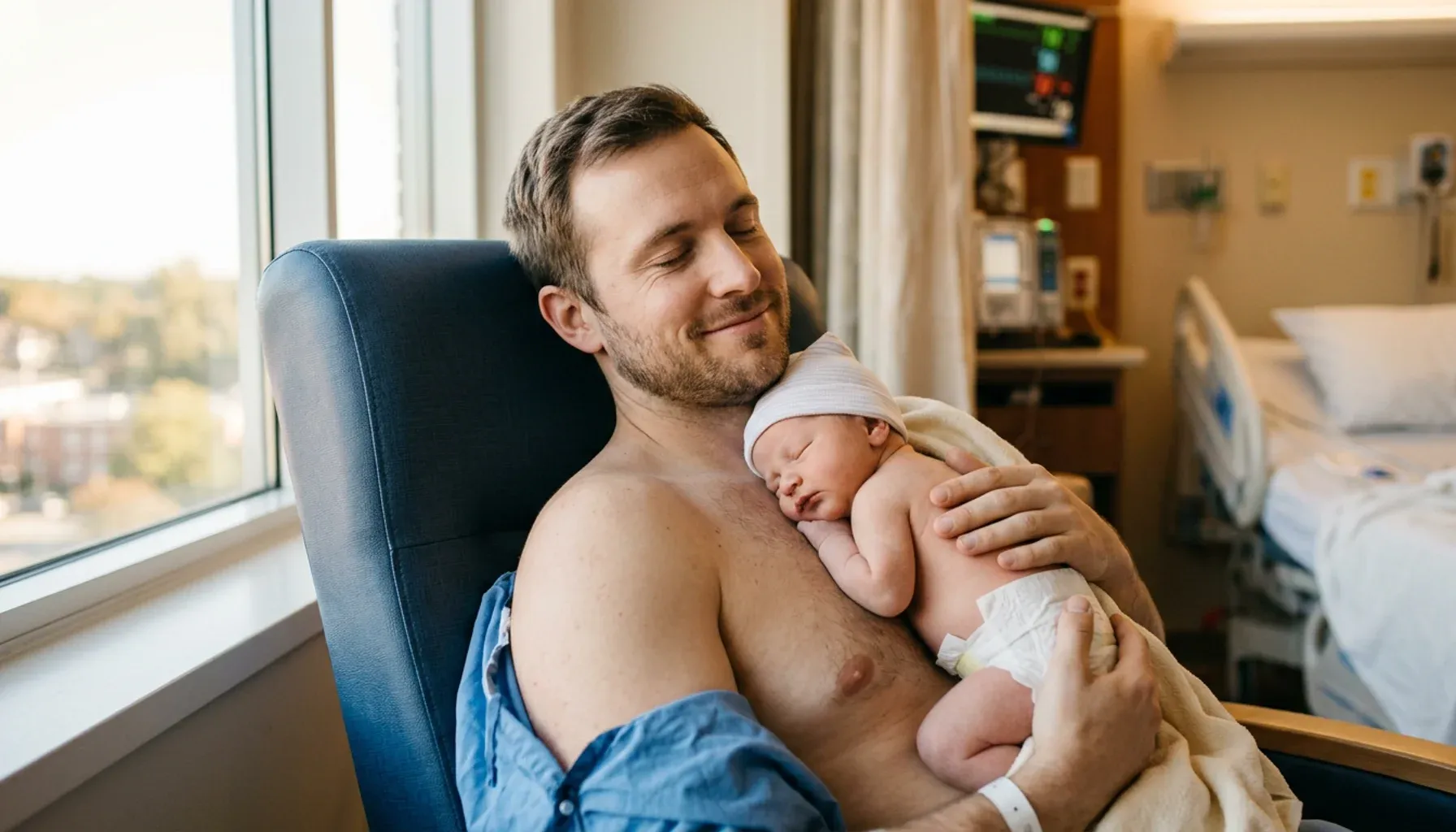 Your son needs your warmth