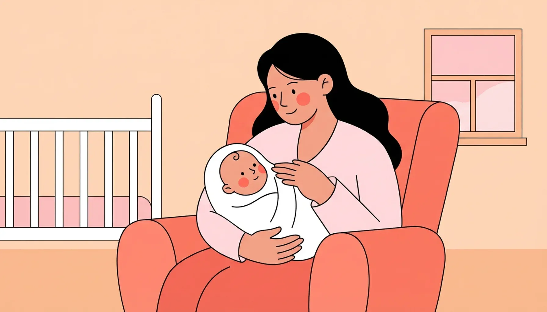 The first days at home