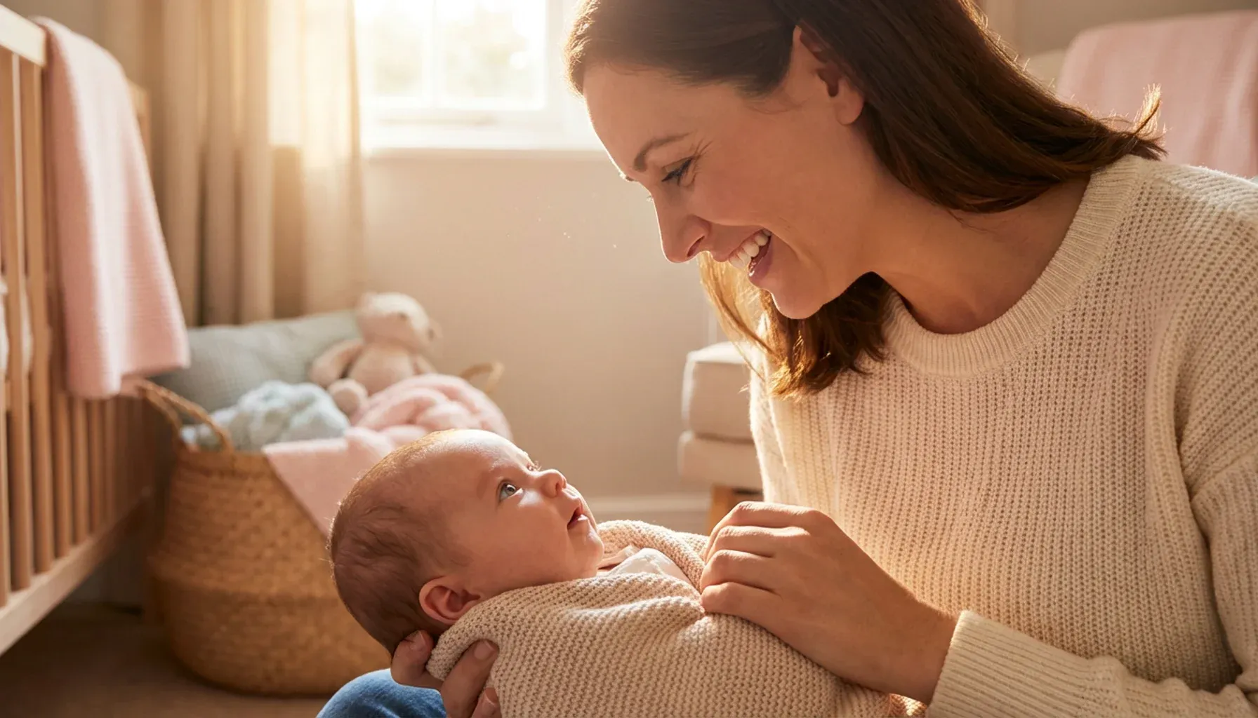 Congratulations! Your daughter is one month old!