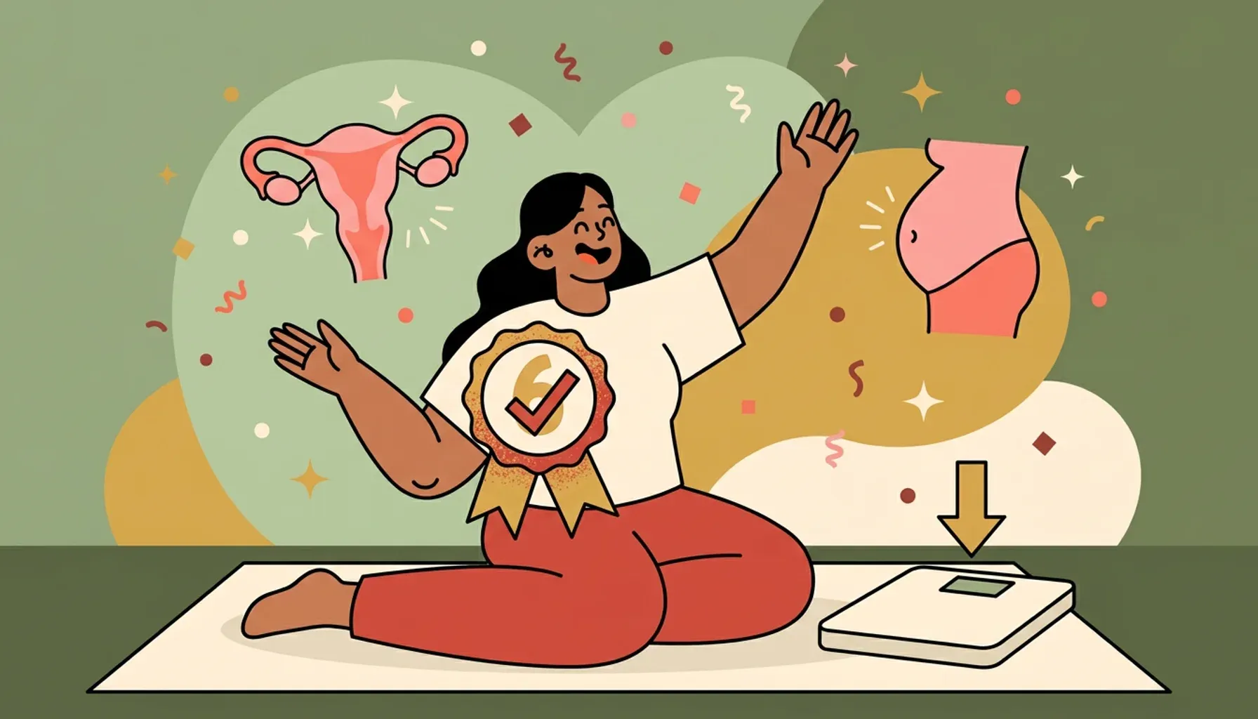 The postpartum period is over