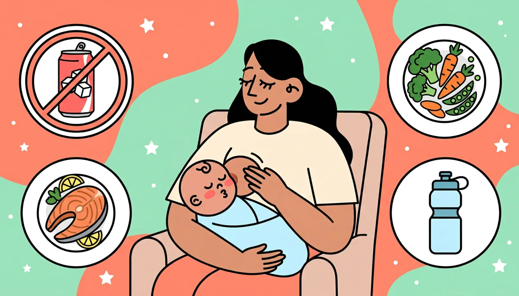 4 rules for nursing mothers