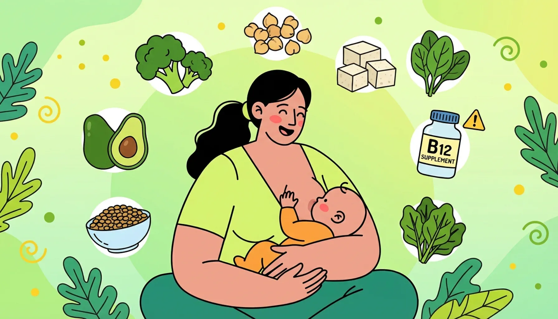 How vegetarianism affects breastfeeding