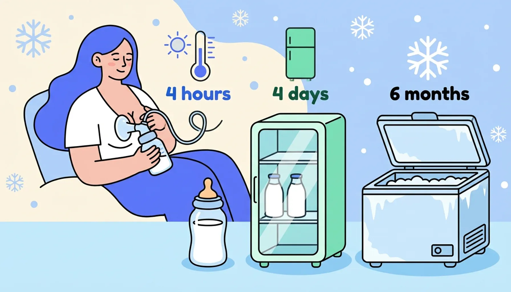 How to store breastmilk