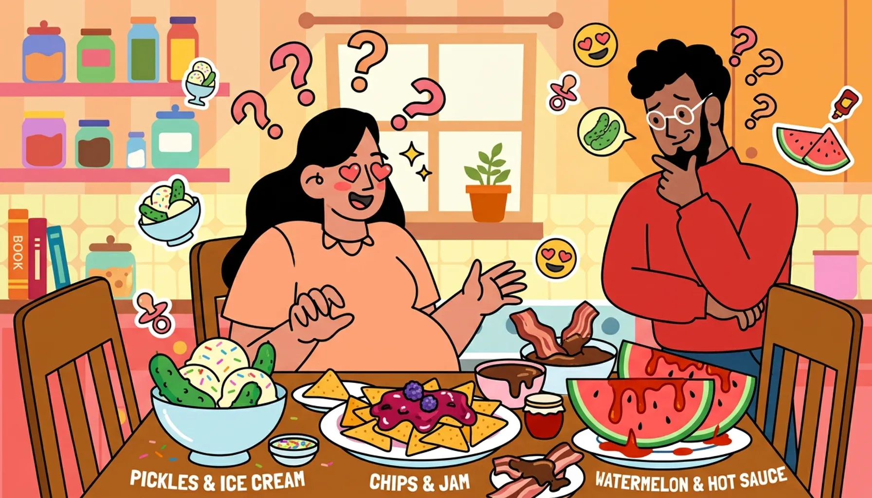 Do pregnant women really get unusual food cravings?