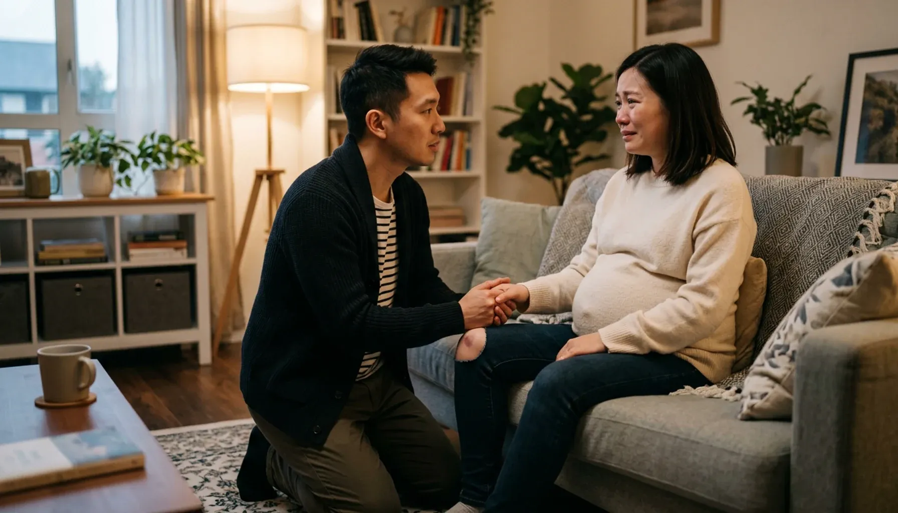 What to do if your partner takes a fall