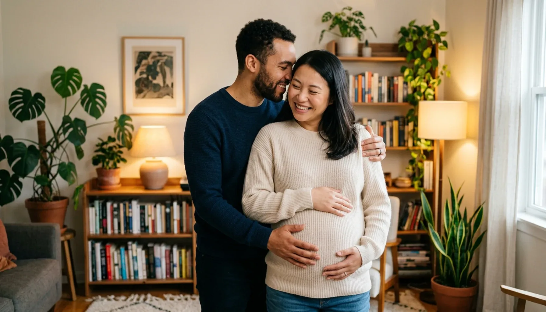 Reassure your partner she will be a good mother