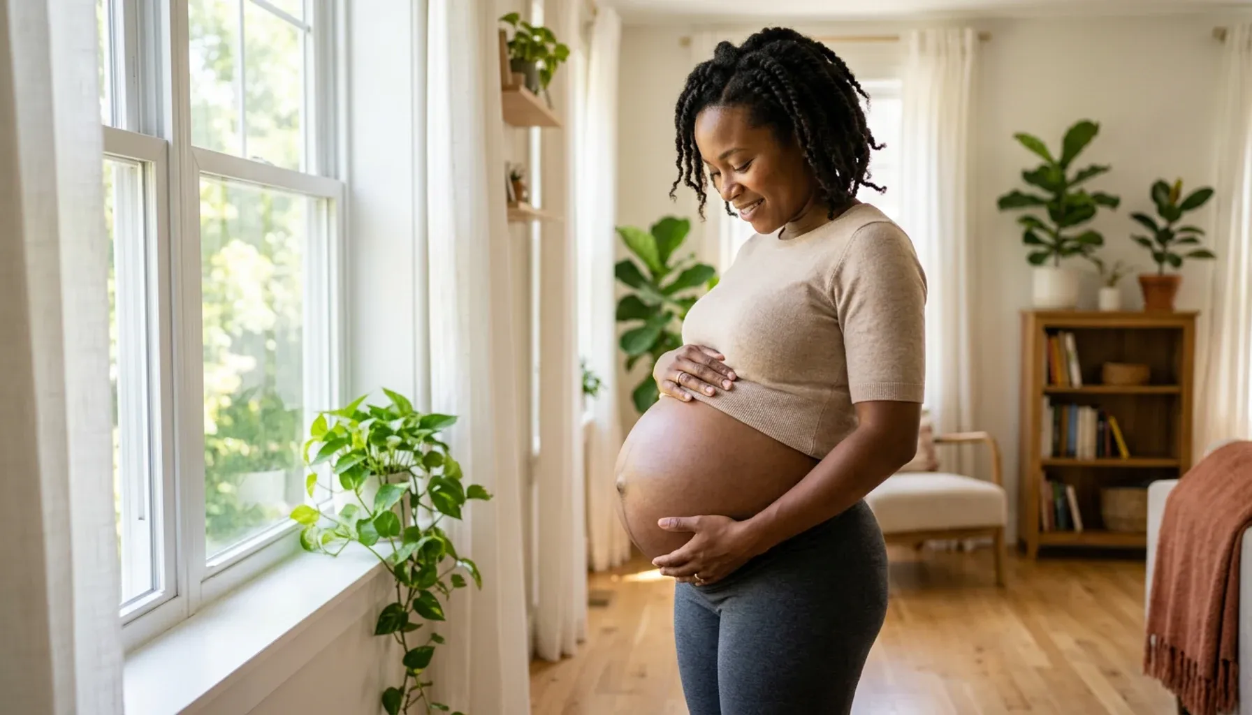 What happens when the baby “drops”?