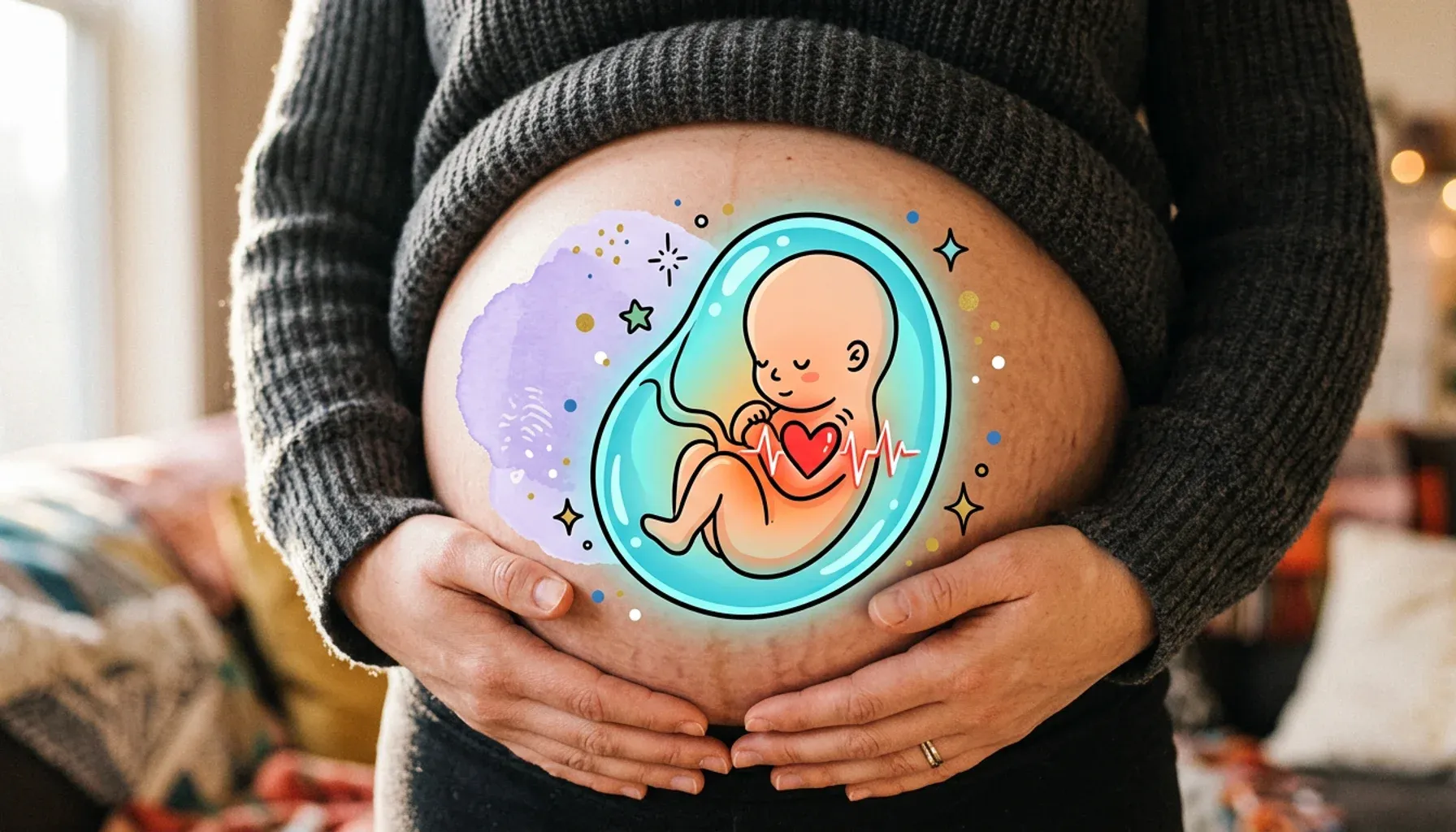 The baby is well protected