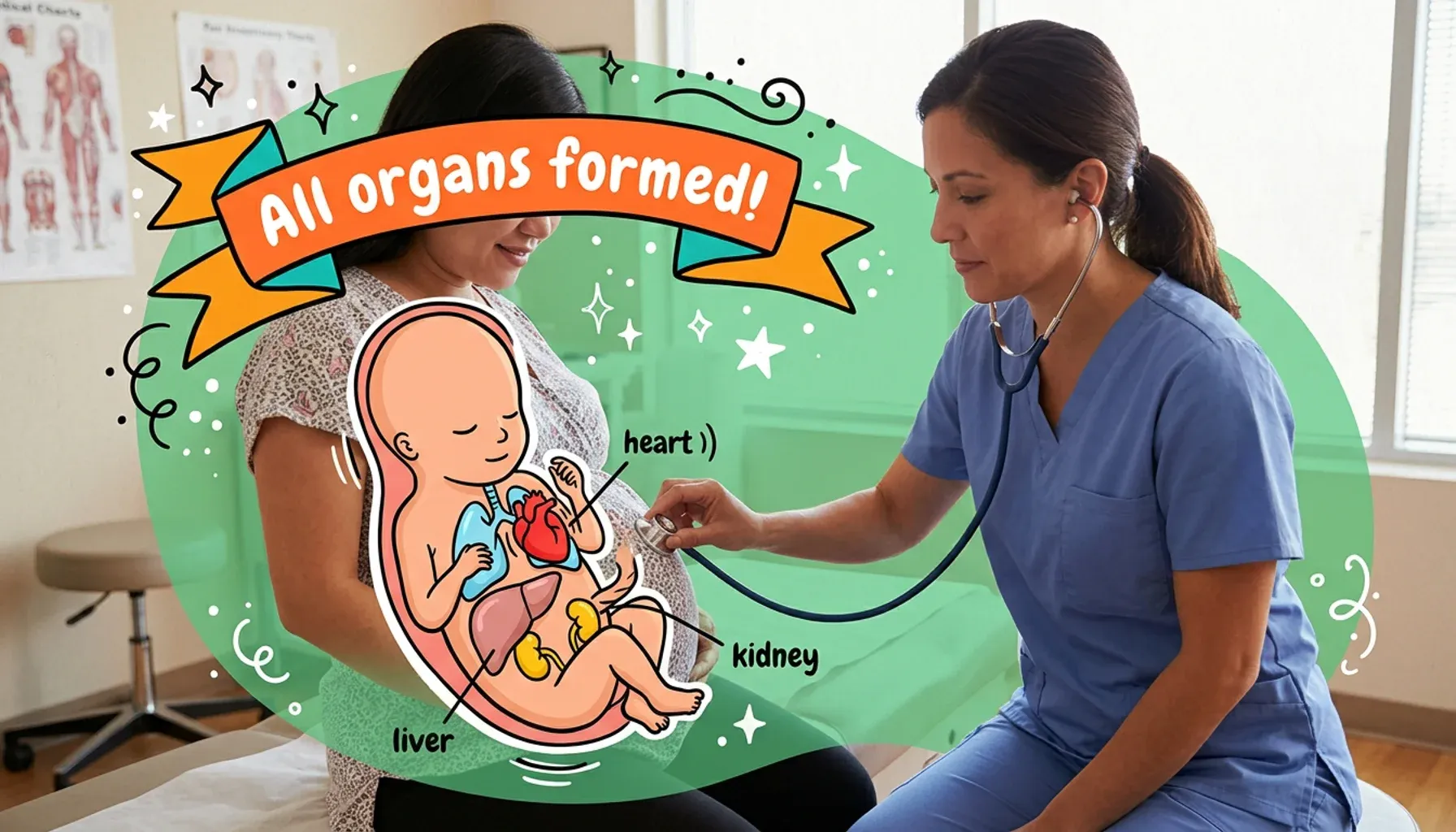 This week marks a developmental milestone for the baby