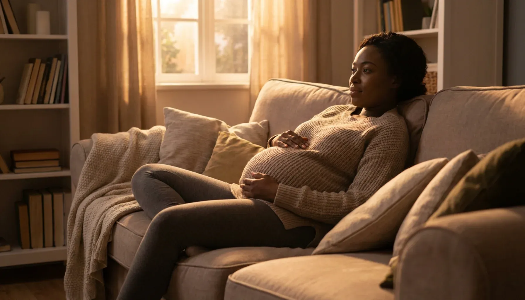 The baby alternates between sleep and wakefulness