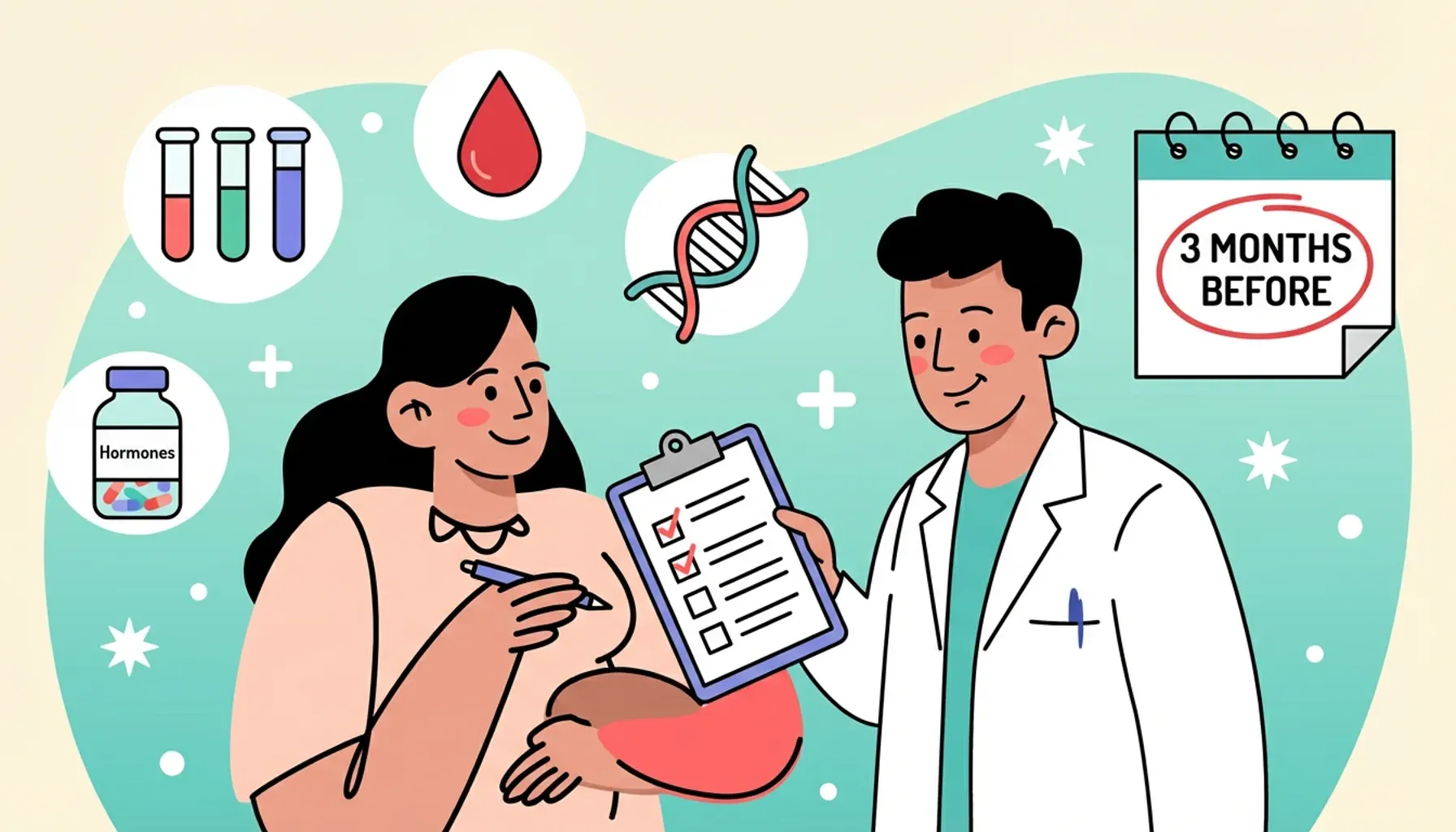 What tests need to be done before pregnancy?